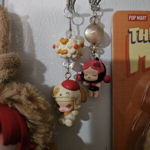 POP MART MOLLY & SKULLPANDA BEANS  For Phone Charm.